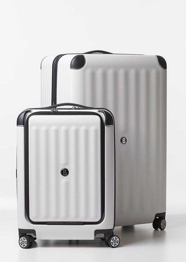 silver suitcases perfect for vacation